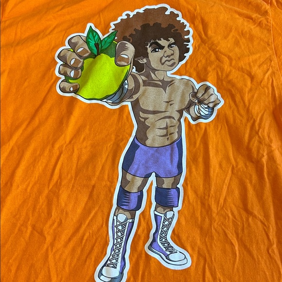 Vintage WWE Carlito Eat Spit 2002-2003 Short Sleeve Men’s T-shirt Large New - Picture 3 of 8